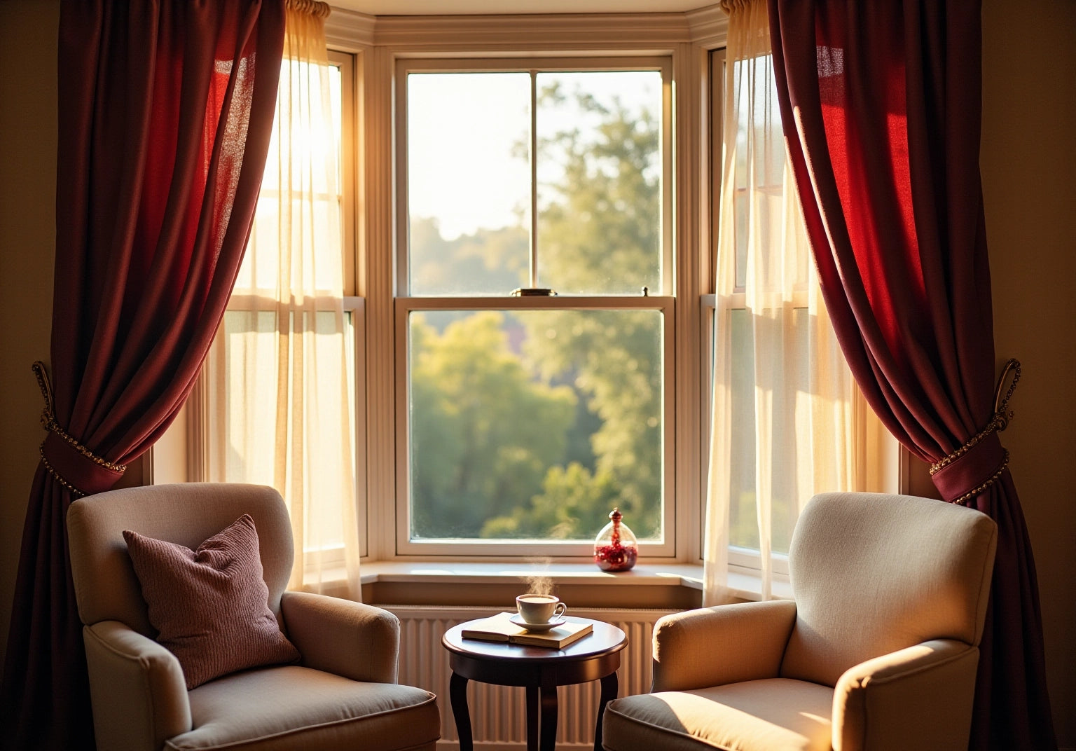 Master Bay Window Curtain Rod Installation with Ease