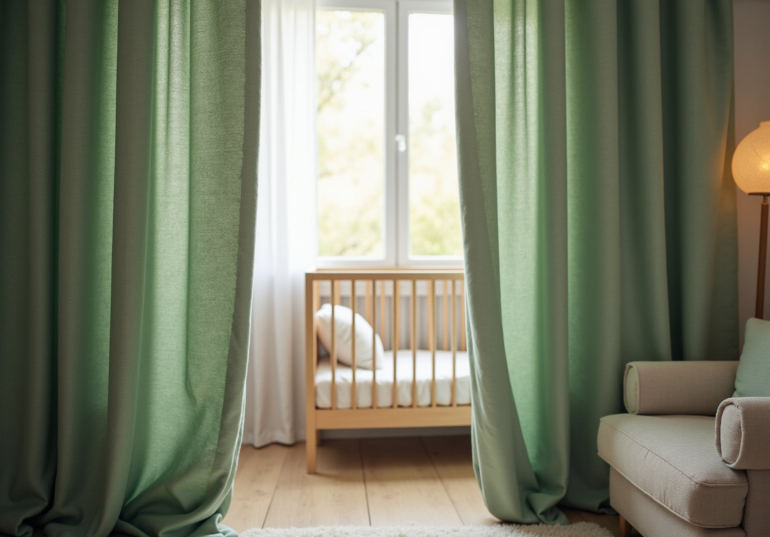 10 Benefits of Green Blackout Curtains for Nursery Spaces