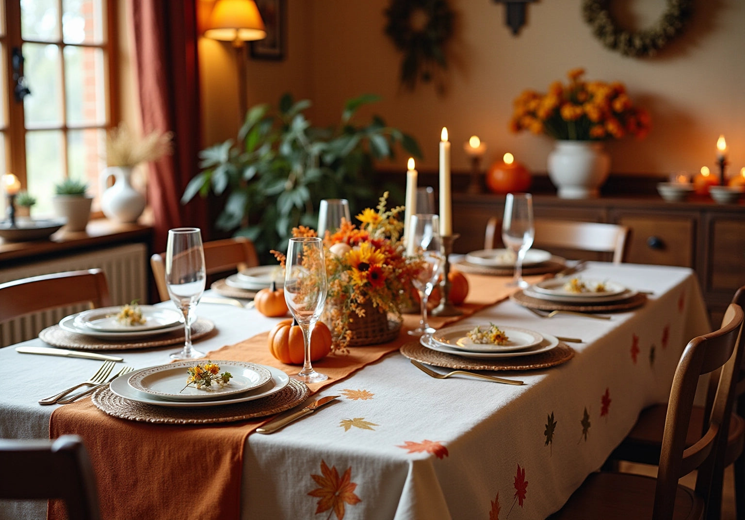 10 Table Linens Thanksgiving Ideas for a Festive Table Setting