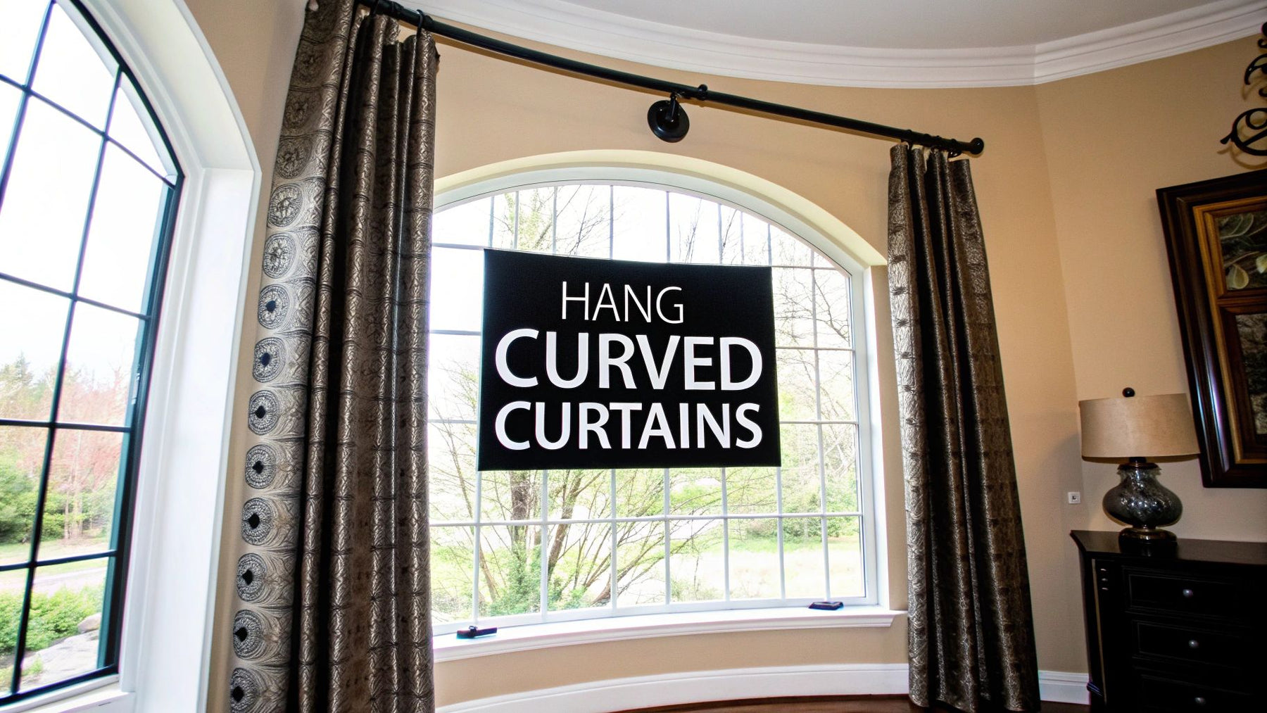 How to Hang Curtains on a Curved Window: A Step-by-Step Guide