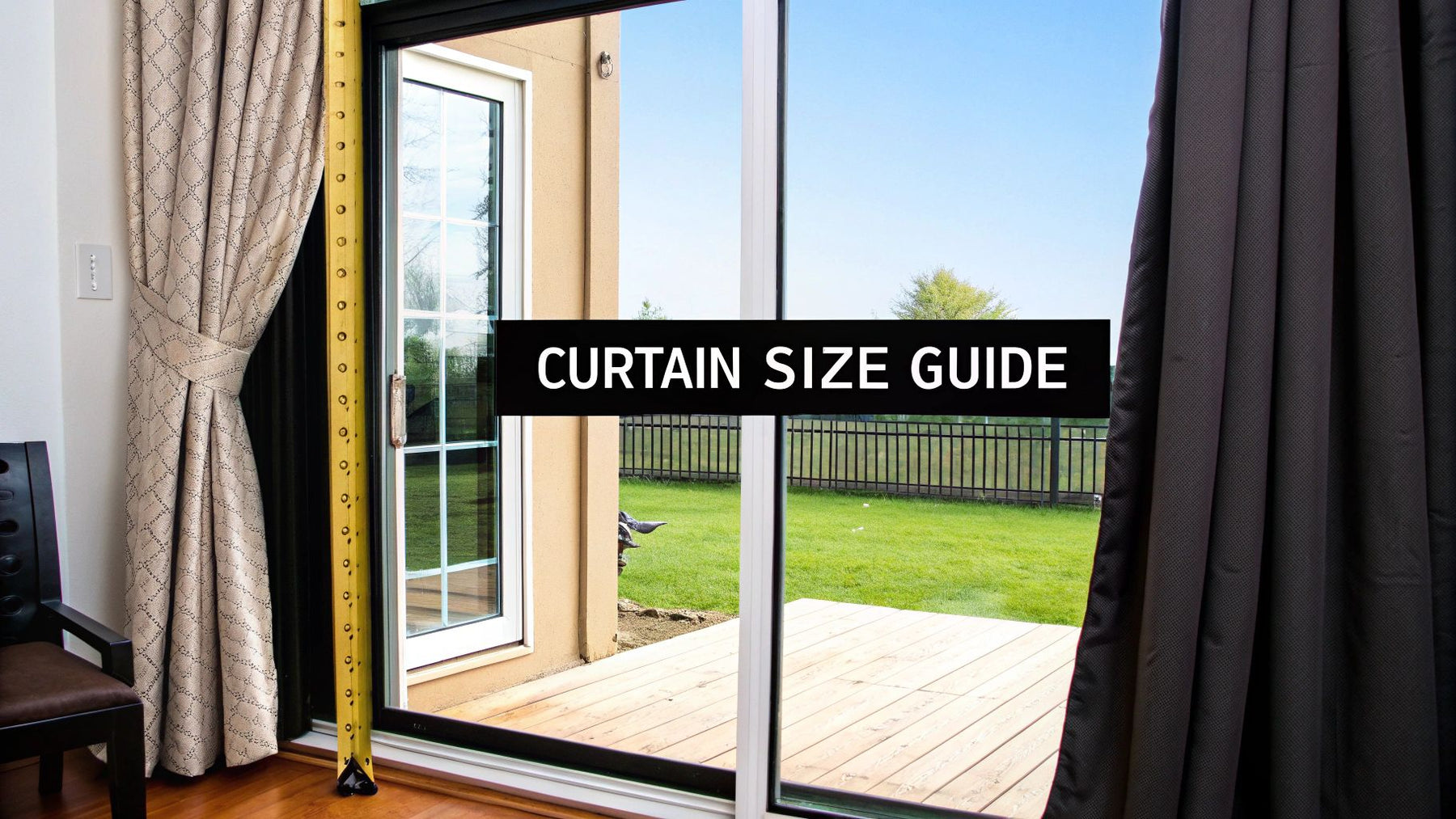 A Guide to the Size of Curtains for Sliding Glass Doors