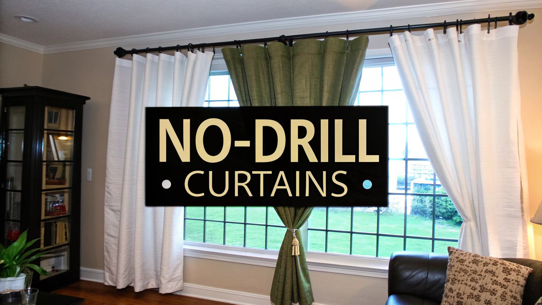 How to Hang Curtains Without Drilling: A Renter's Guide