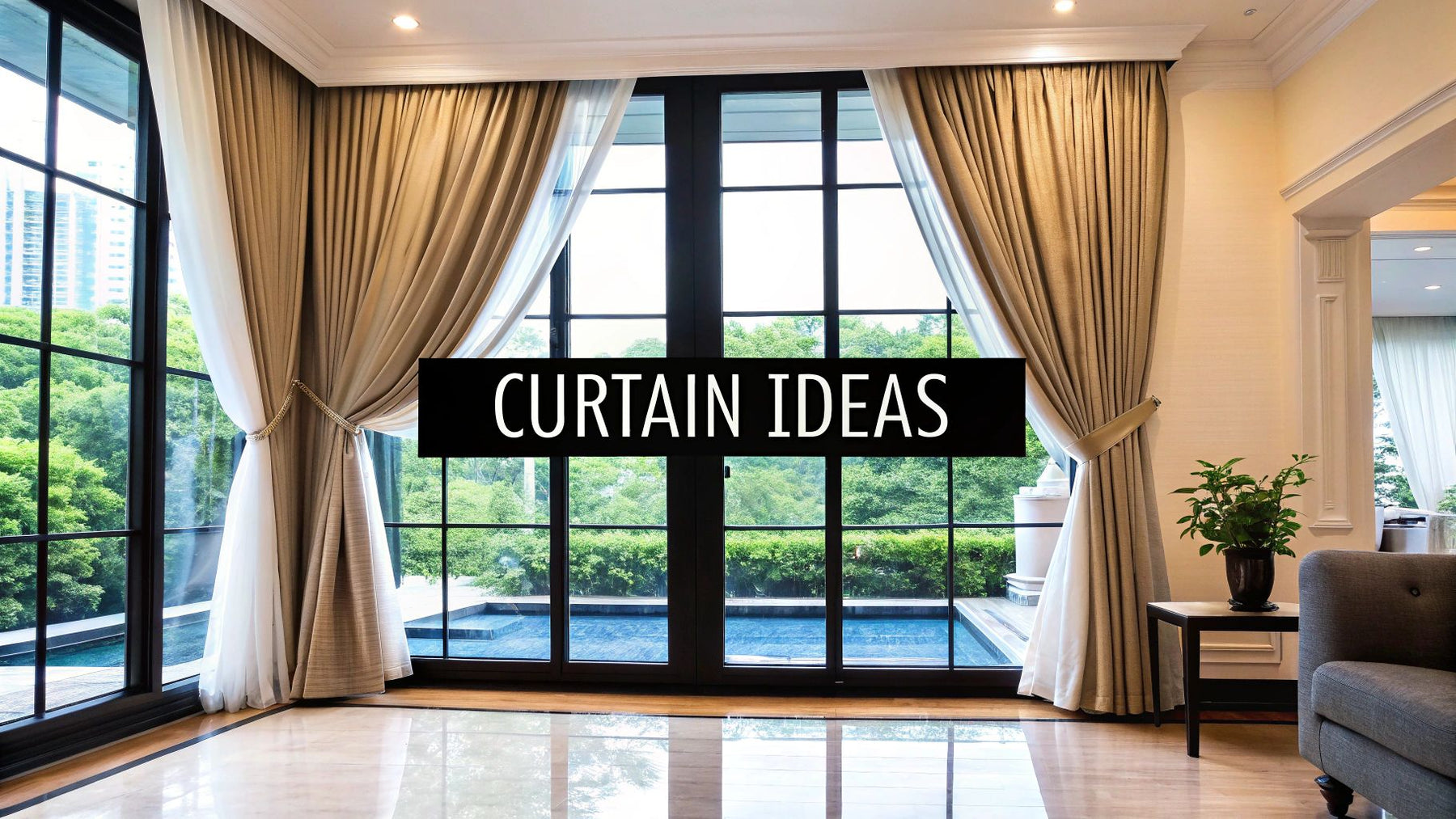15 Curtain Ideas for Large Windows That Look Amazing (2024 Guide)