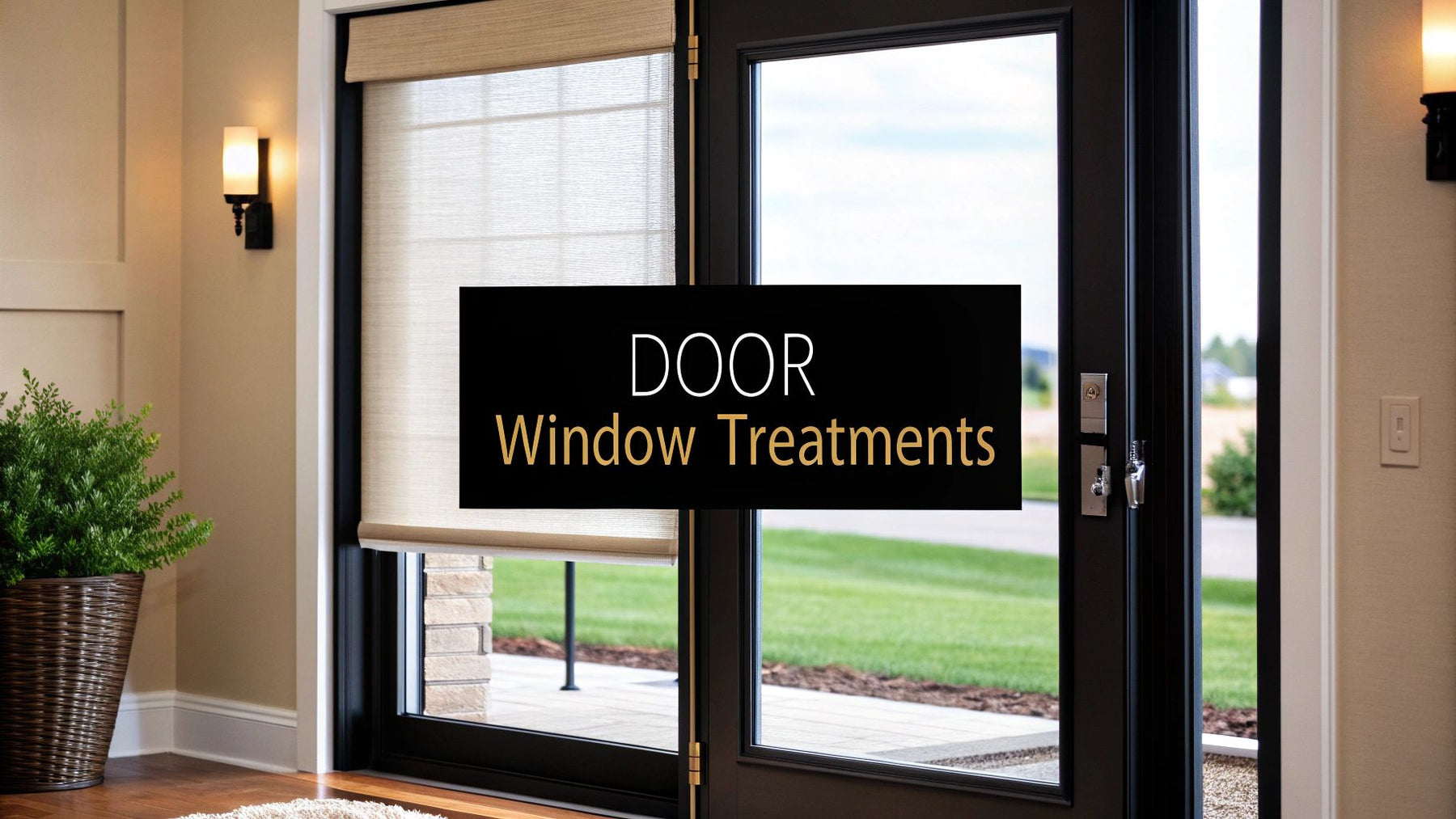The Ultimate Guide to Window Treatments for Door Windows