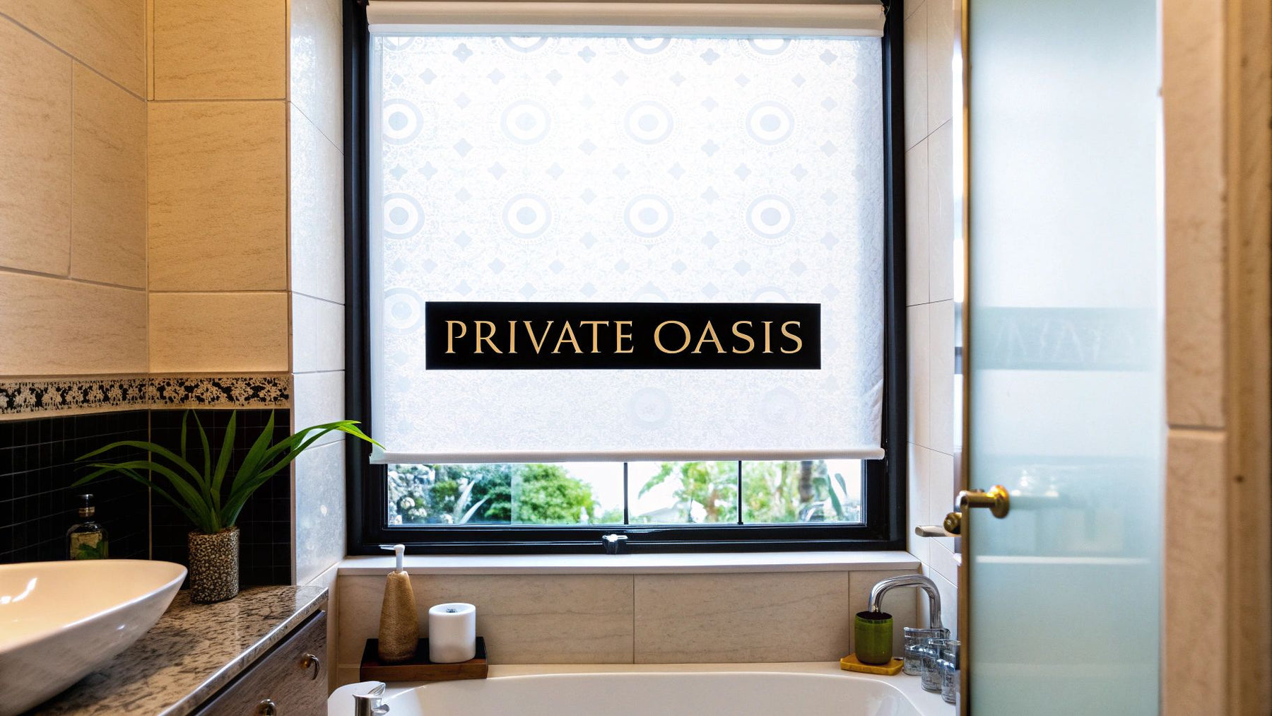 12 Small Bathroom Window Treatment Ideas for Privacy & Style