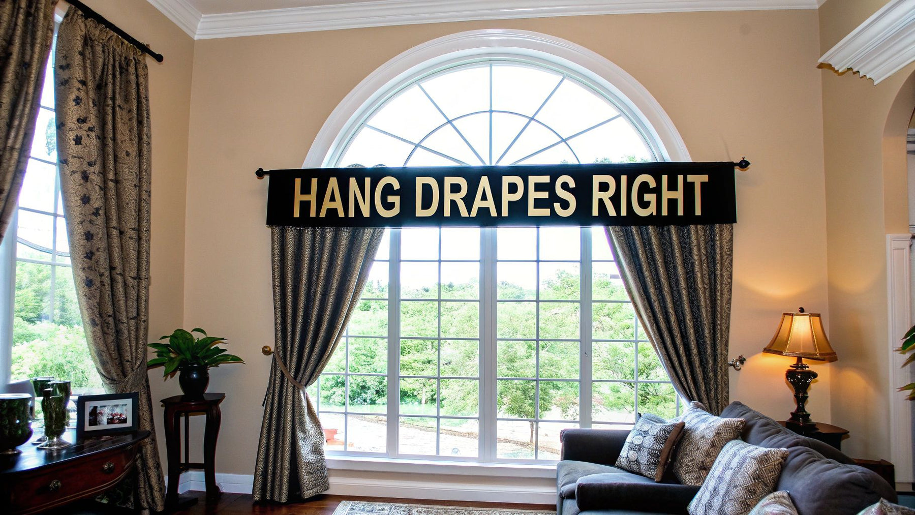 How to Hang Drapes on Arched Windows: A Designer's Guide