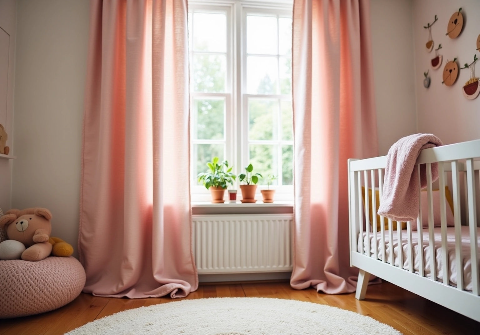5 Steps to Choose Pink Curtains for Nursery Decor