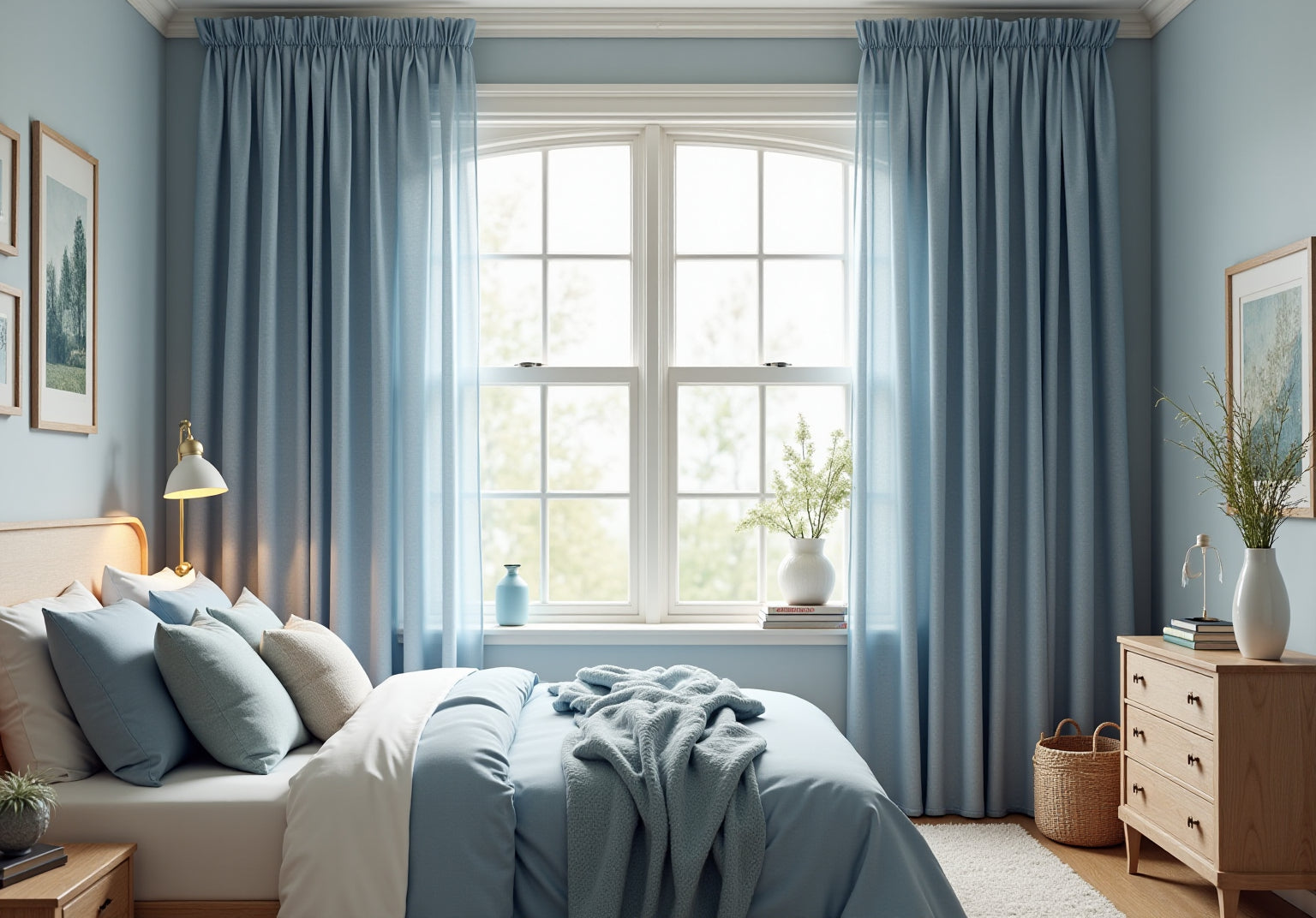 7 Blue Gingham Curtains Blackout for Stylish Home Decor