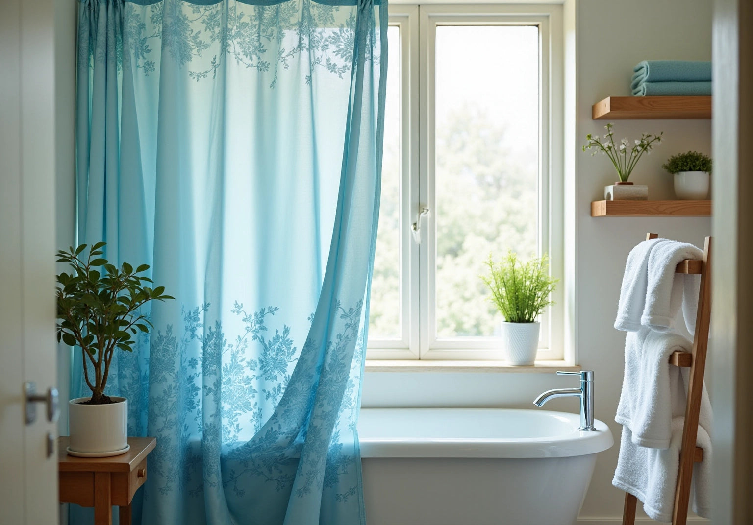 10 Stunning Blue Floral Shower Curtain Options for Your Bathroom