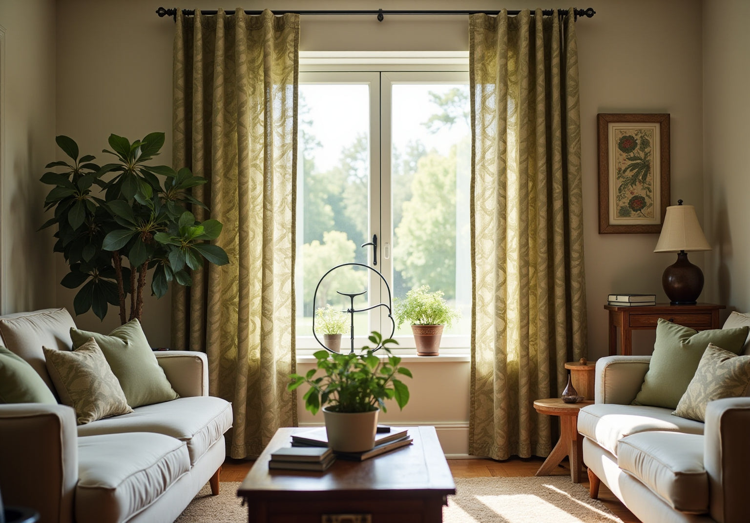 7 Leaf Printed Curtains to Elevate Your Home Decor