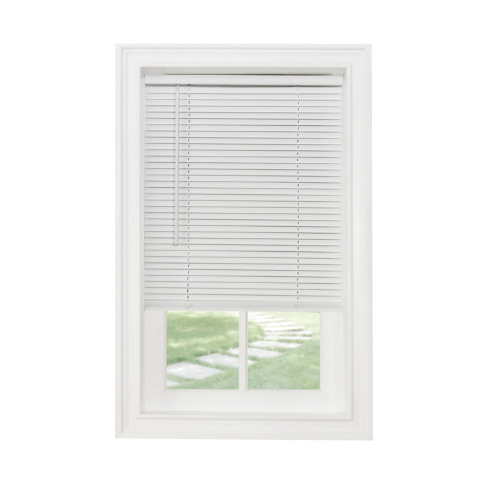 1" Light Filtering Mini Blind - 64-inch - Pearl White - 25x64