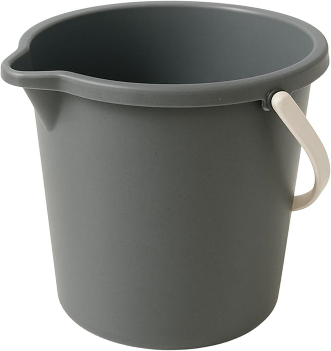 10QT (9.5L) Heavy Duty Sturdy Spout Pail Bucket with Durable Grip Handle for Cleaning, Mopping, Projects, Storage, Paint