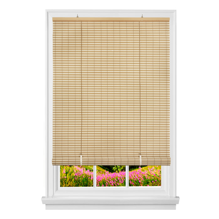 Cordless Veranda Vinyl Roll-Up Blind, Easy to Install for Indoor or Outdoor Use - Dessert - 60x72