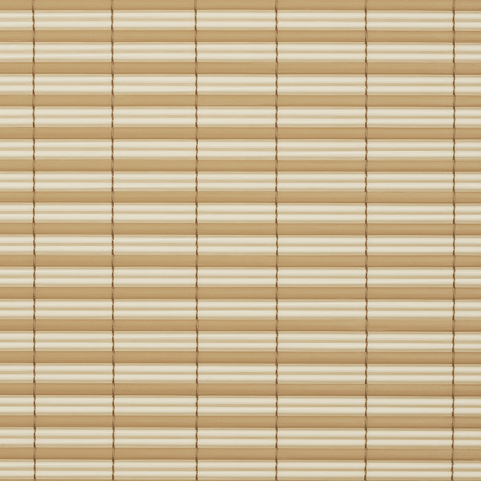 Cordless Veranda Vinyl Roll-Up Blind, Easy to Install for Indoor or Outdoor Use - Dessert - 60x72