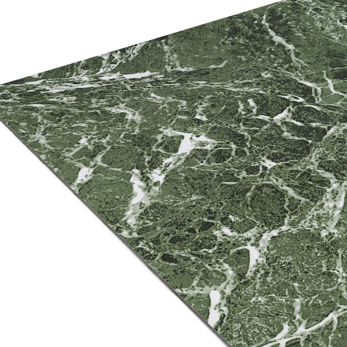 Nexus Style 12x12 Self Adhesive Vinyl Floor Tile - Cover 20 sqft, Easy DIY Peel 'N' Stick Installation, 1-Year Limited Warranty - Forest Marble