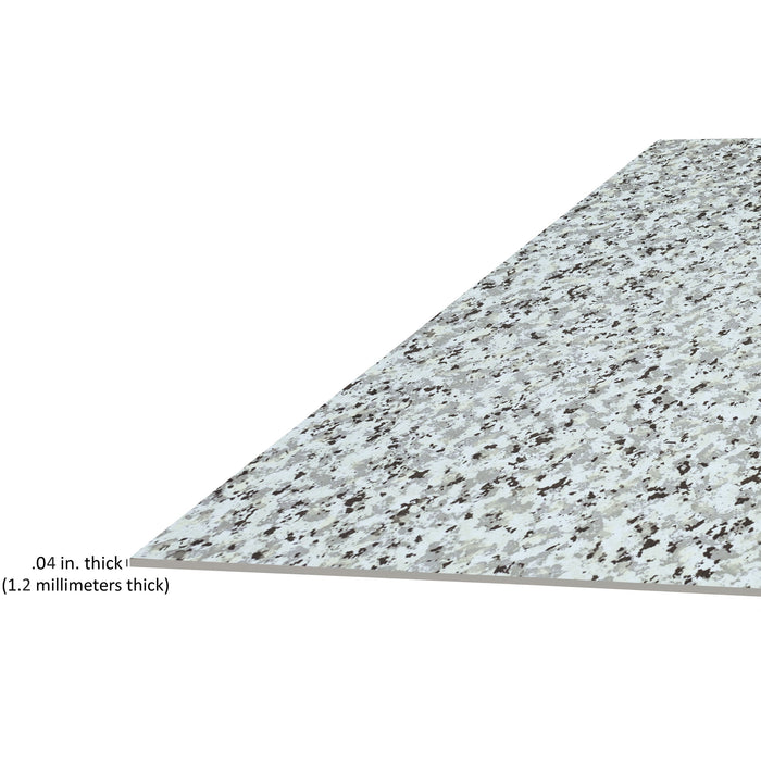 Nexus Style 12x12 Self Adhesive Vinyl Floor Tile - Cover 20 sqft, Easy DIY Peel 'N' Stick Installation, 1-Year Limited Warranty - Mineral Speckle
