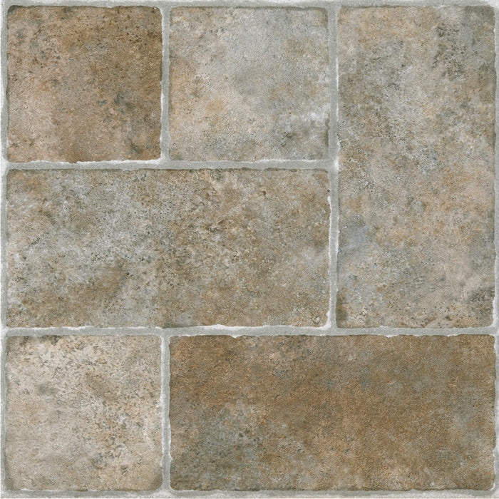Nexus Style 12x12 Self Adhesive Vinyl Floor Tile - Cover 20 sqft, Easy DIY Peel 'N' Stick Installation, 1-Year Limited Warranty - Quartose Granite