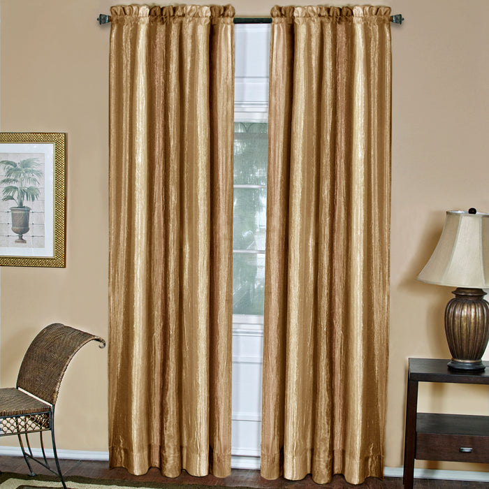 Ombre Window Curtain Panel for Household Textiles - Soft and Comfortable Polyester Material - Sandstone - 50x84