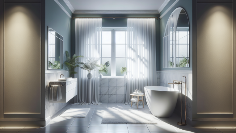 Expert Advice on Choosing the Ideal Bathroom Window Curtains