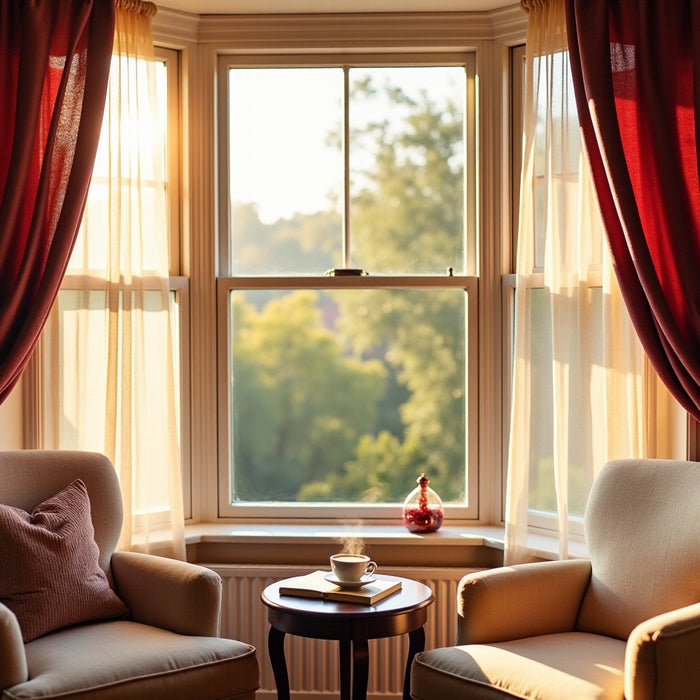 Master Bay Window Curtain Rod Installation with Ease