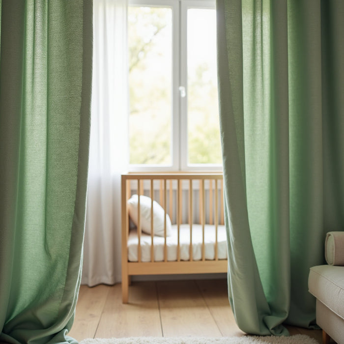 10 Benefits of Green Blackout Curtains for Nursery Spaces
