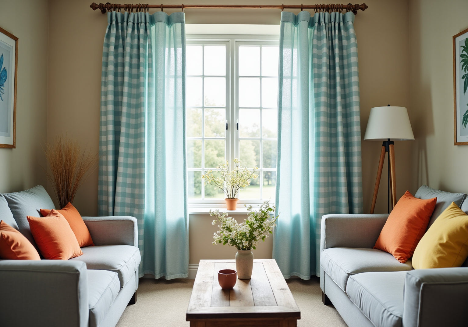 5 Steps to Choose Light Blue Gingham Curtains for Your Home