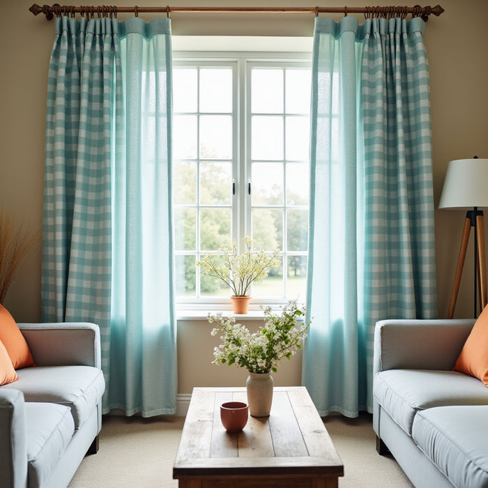 5 Steps to Choose Light Blue Gingham Curtains for Your Home