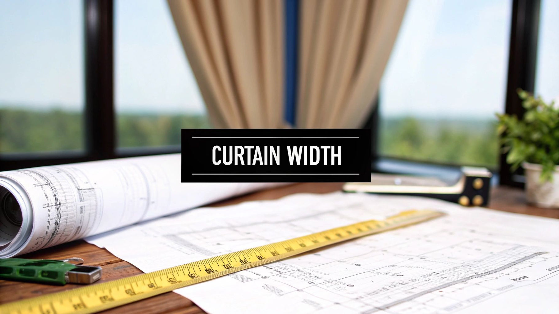 How to Calculate Curtain Width for a Perfect, Polished Look