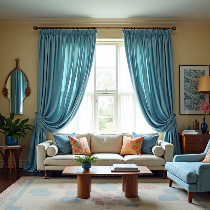 4 Steps to Choose Blue Curtains with Flowers for Your Home
