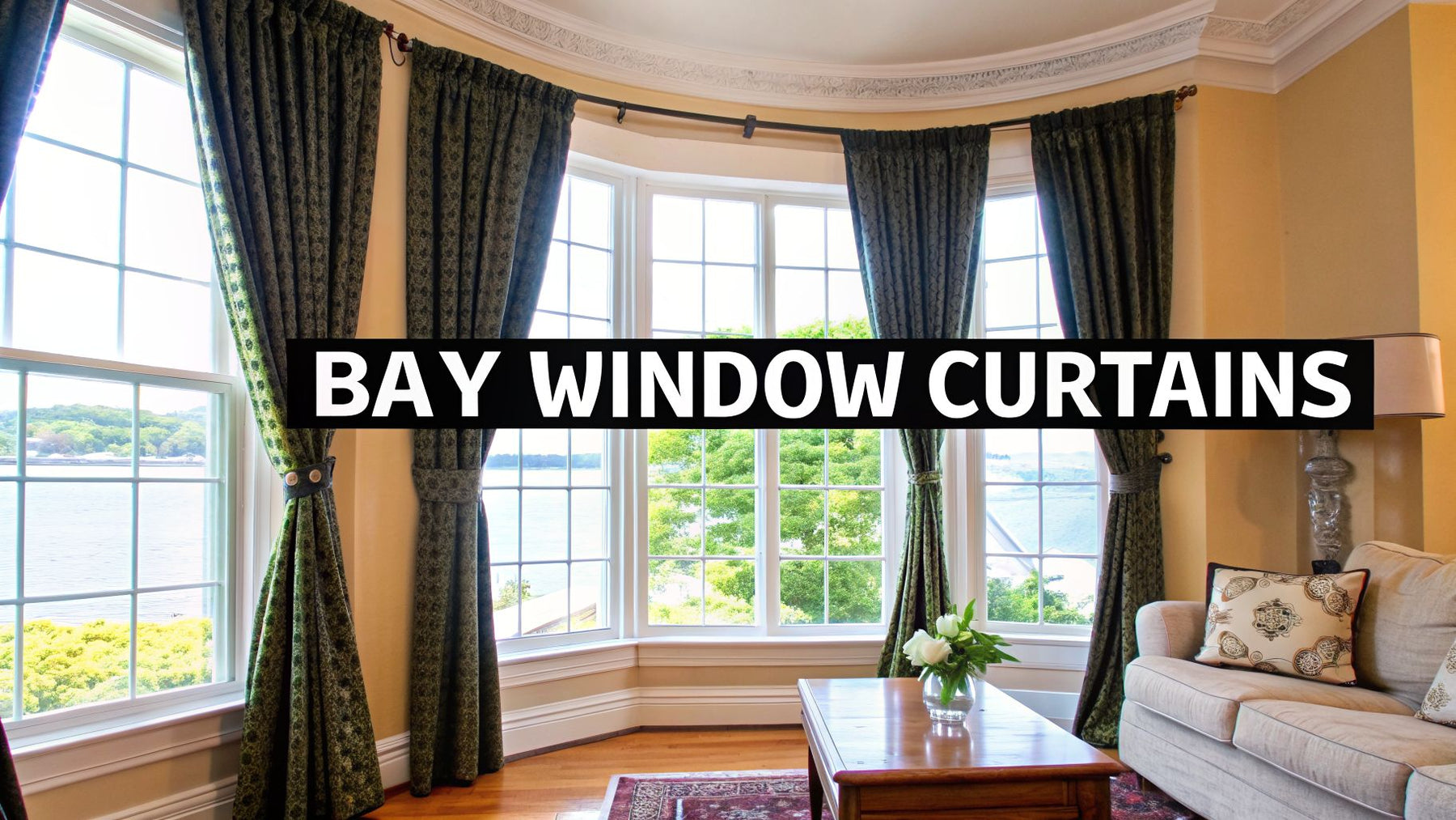 A Guide to Curtains for Bay Windows in Your Living Room