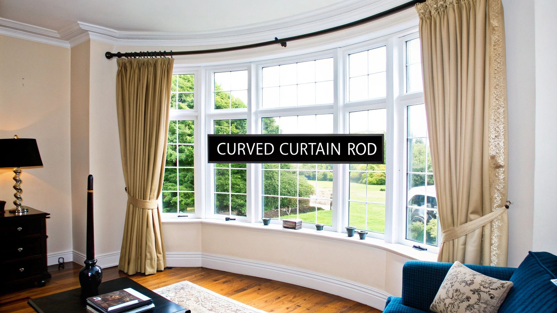 A Complete Guide to Choosing a Curved Curtain Rod for Bay Windows