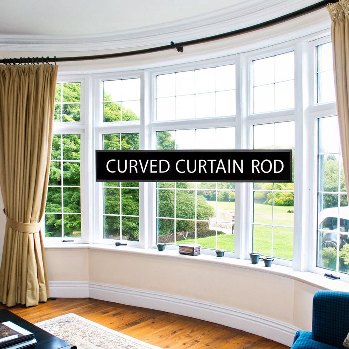 A Complete Guide to Choosing a Curved Curtain Rod for Bay Windows