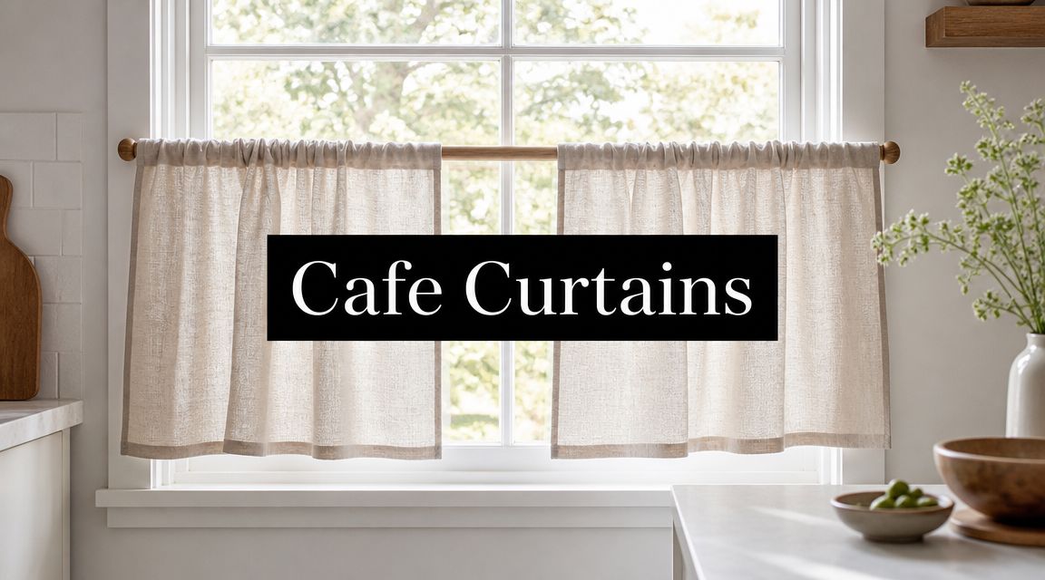 Custom Cafe Curtains Your Guide to a Perfect Fit
