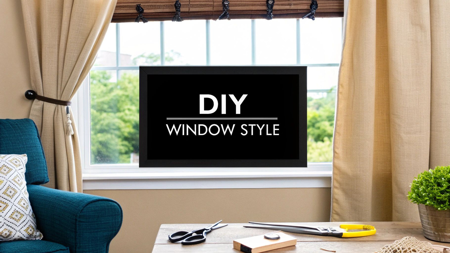5 DIY Window Treatment Ideas to Elevate Your Home on a Budget
