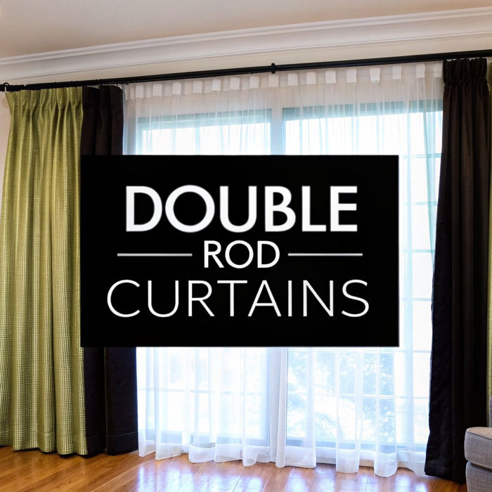 16 Stunning Double Rod Curtain Ideas for a Designer Look