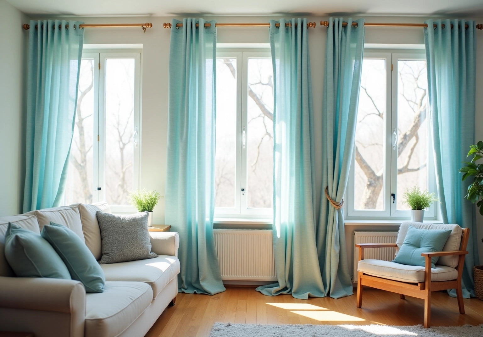 7 Blue Gingham Curtains to Elevate Your Home Decor