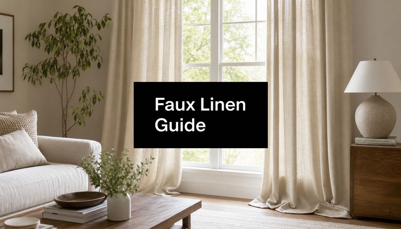 Faux Linen Curtains: A Complete Buying and Styling Guide