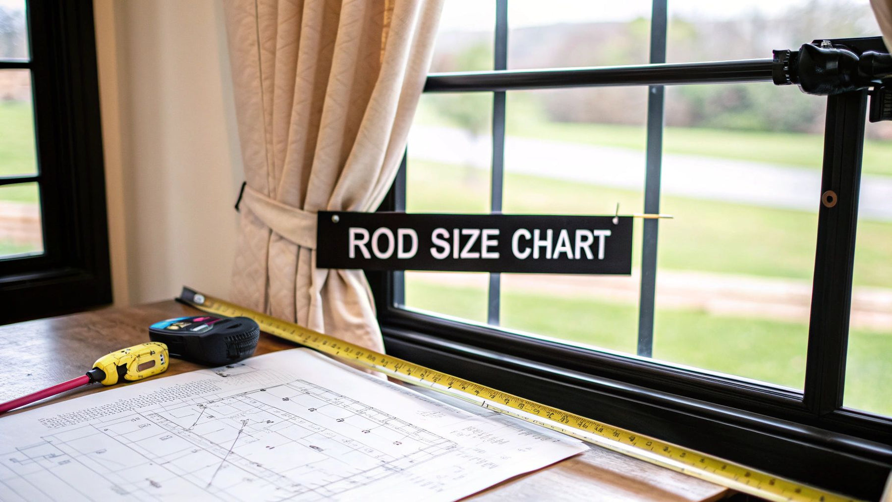 The Ultimate Curtain Rod Size Chart & Guide