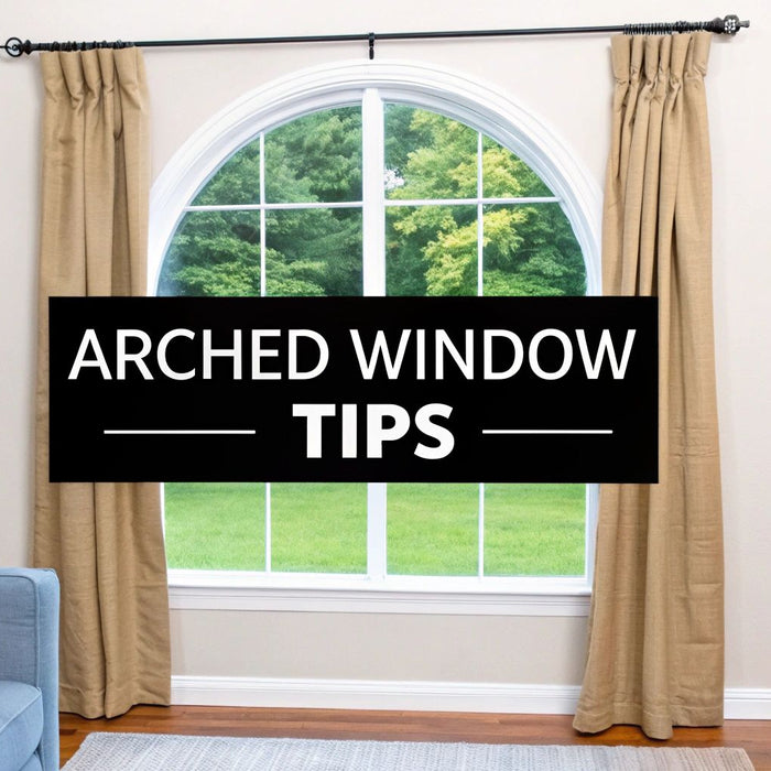 How to Hang Curtains on an Arched Window: 3 Stylish Methods