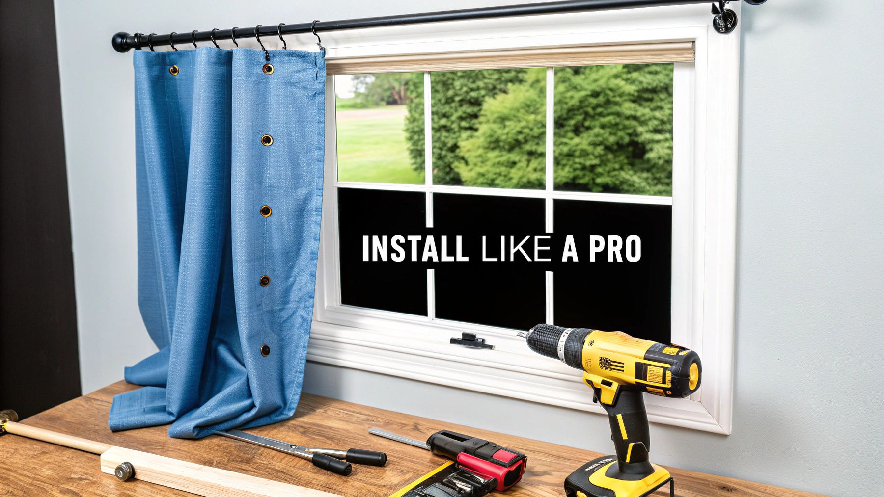 How to Install Curtain Rods Like a Pro in Under an Hour