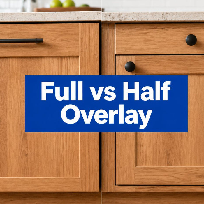Full Overlay vs Half Overlay: A Cabinet Guide for 2026