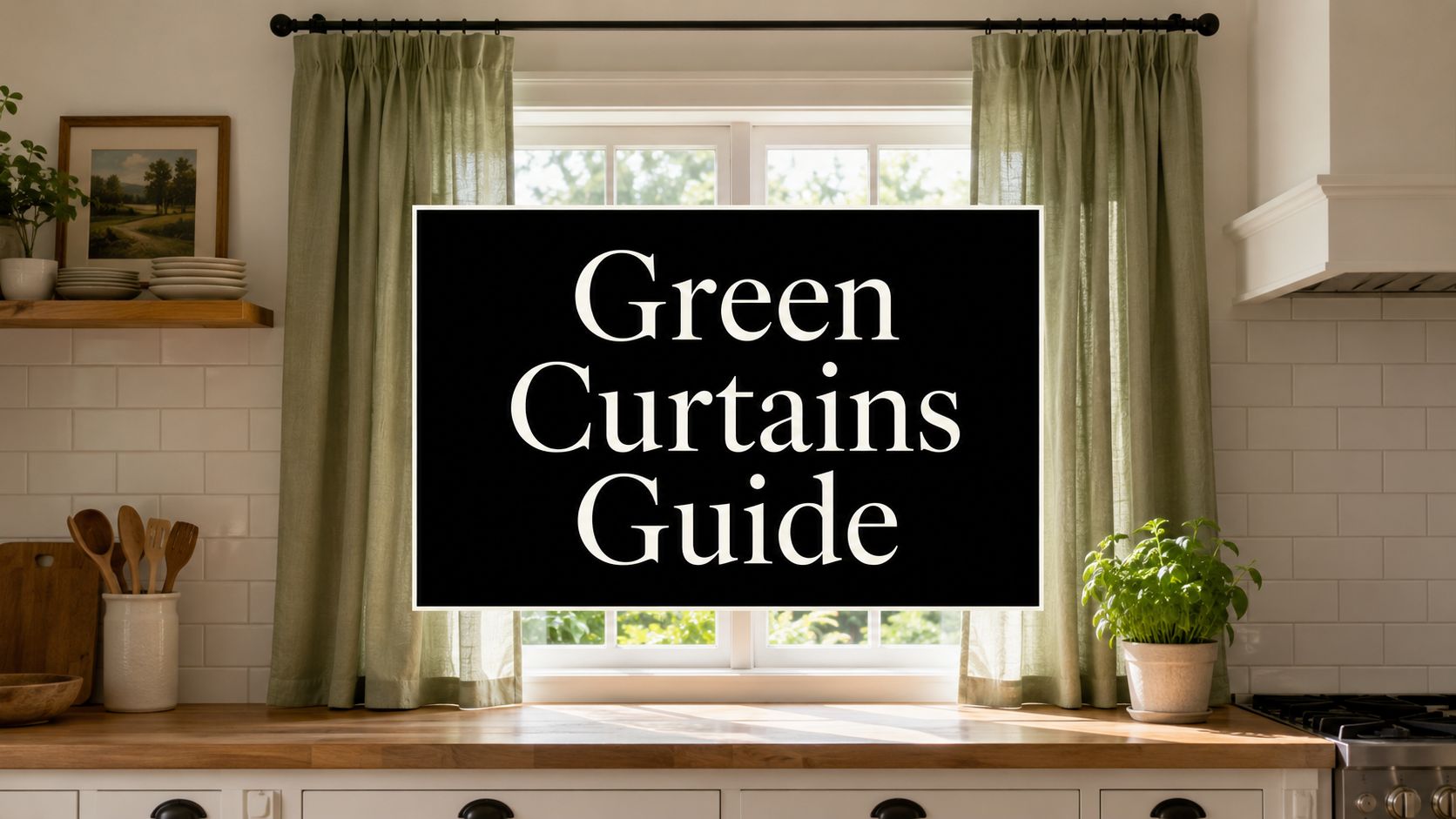 Green Curtains for Kitchen: Buying & Styling Guide 2026
