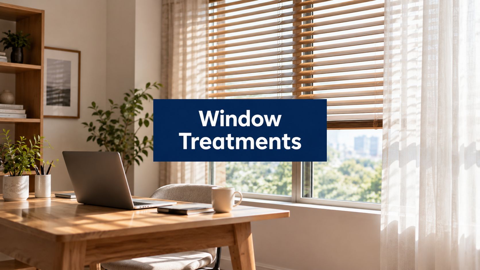 Home Office Window Treatment Ideas That Actually Work