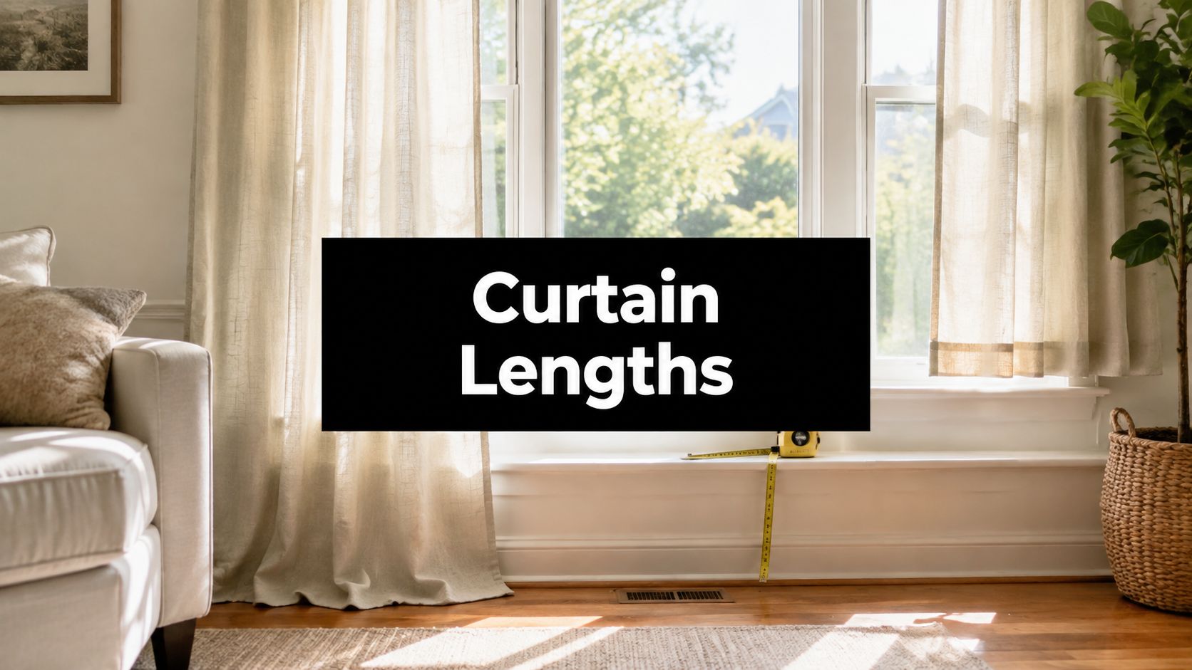 How to Choose Curtain Length for Every Room and Window
