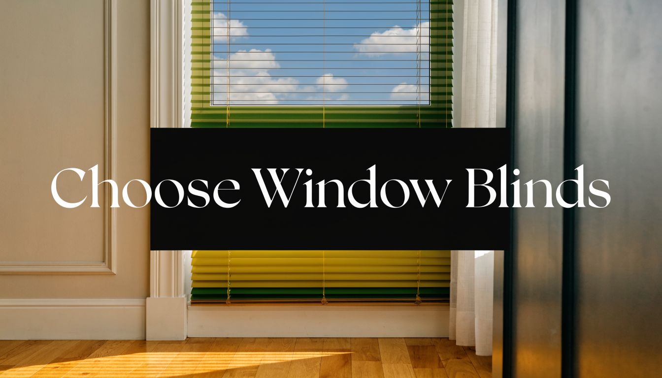 How to Choose Window Blinds: A Complete 2026 Guide