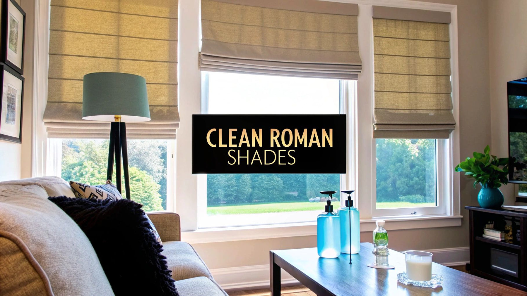 How to Clean Roman Shades Without Damaging Them