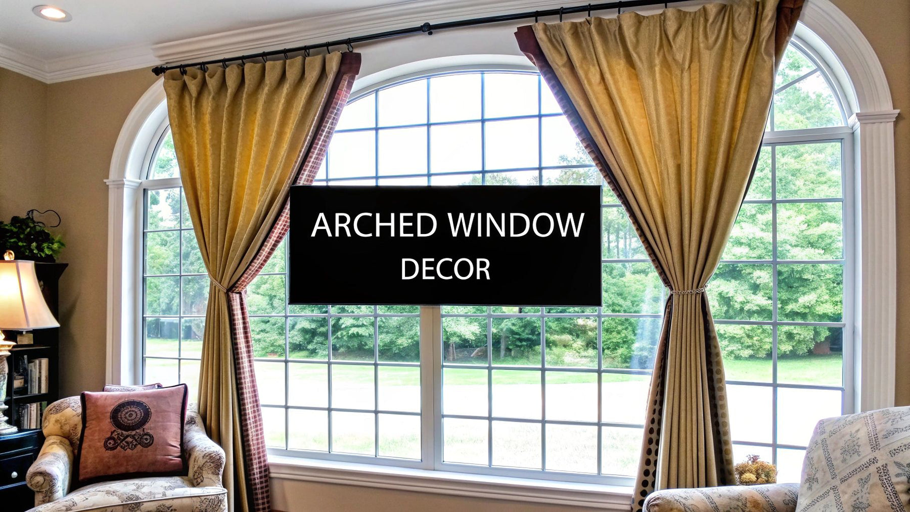 How to Decorate Arched Windows: A Guide to Curtains & Shades