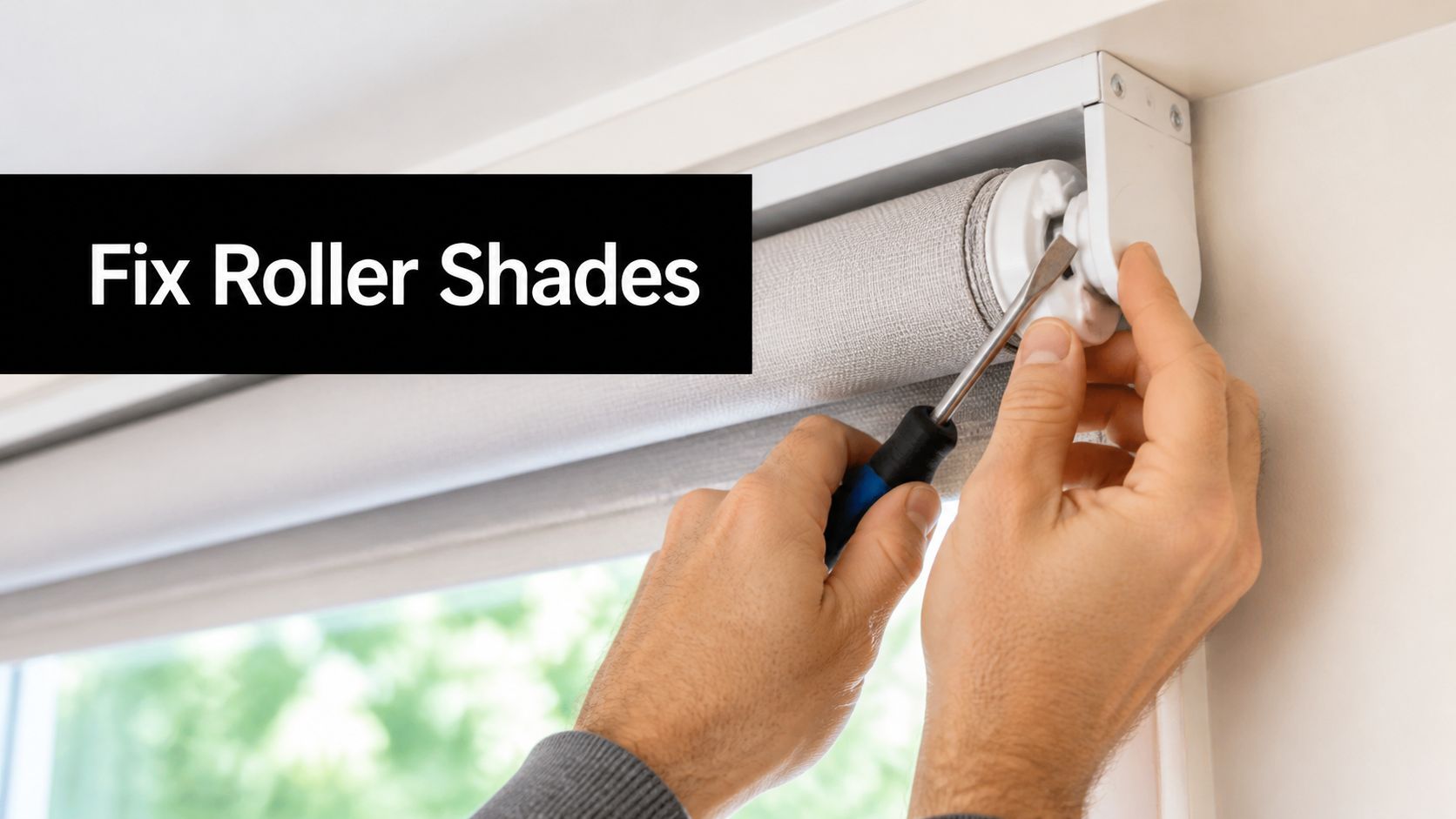 How to Fix Roller Shades: A Practical Repair Guide