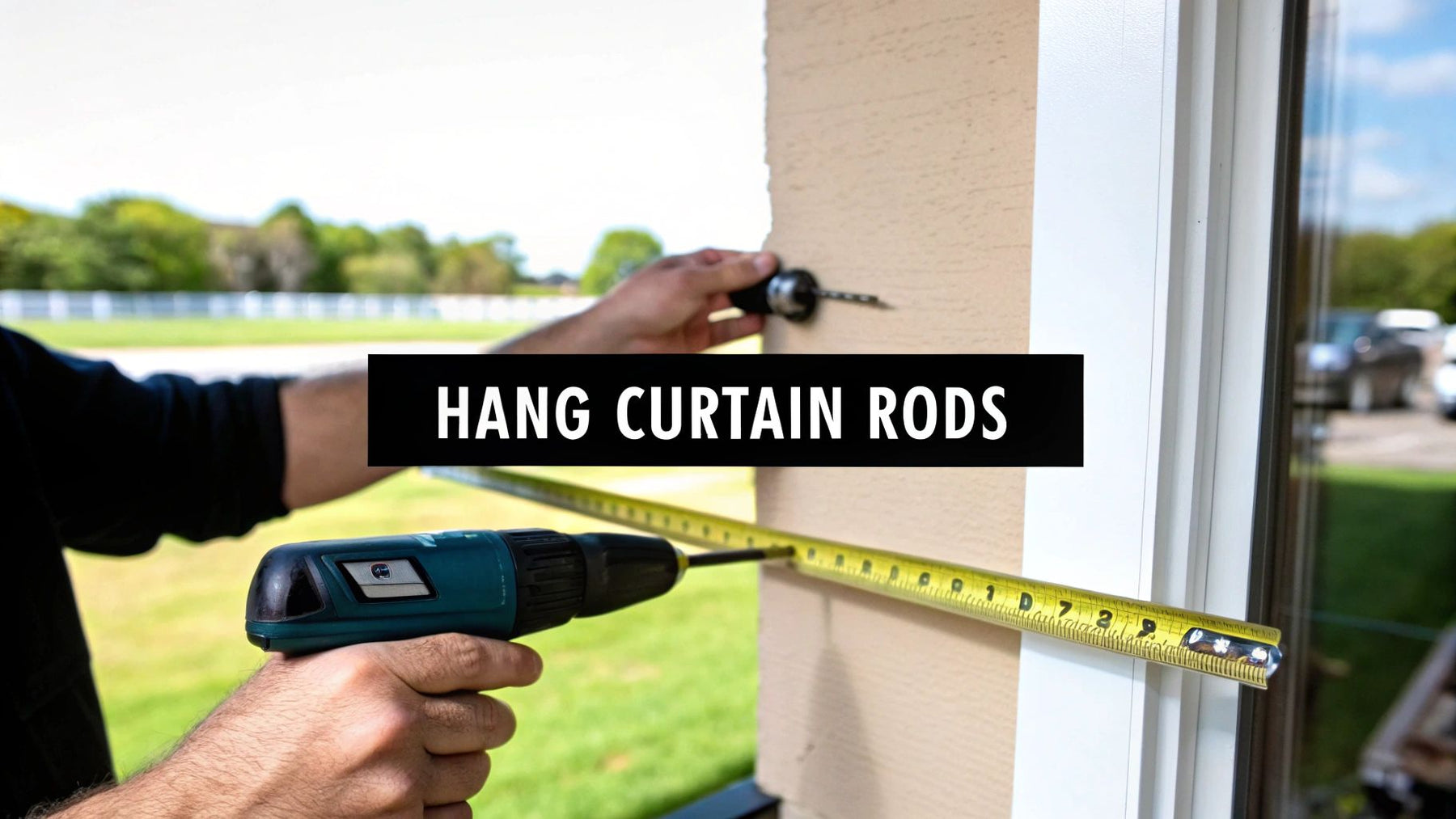 How to Hang Curtain Rods in Drywall Like a Pro