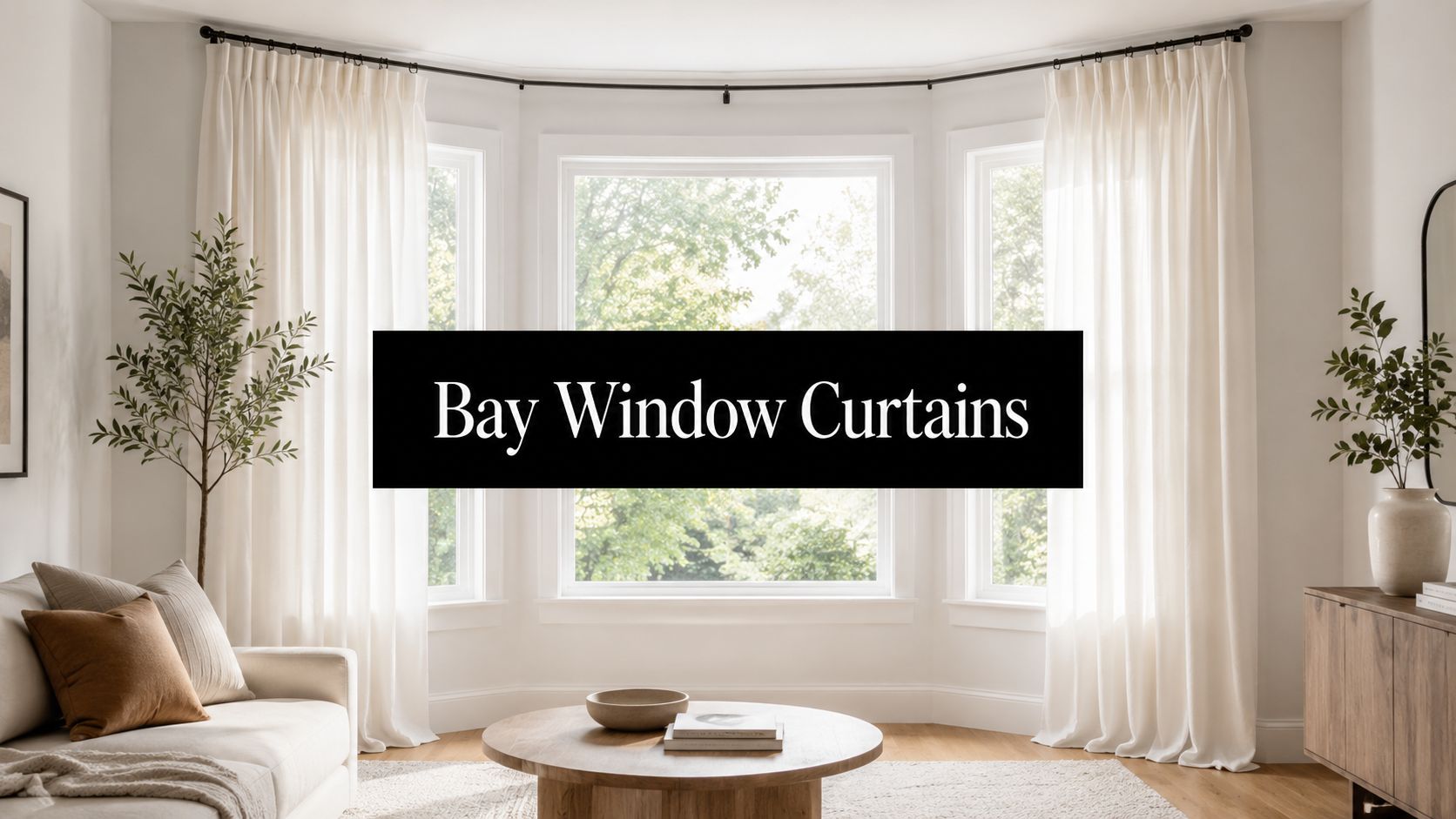 How to Hang Curtains for Bay Window the Right Way